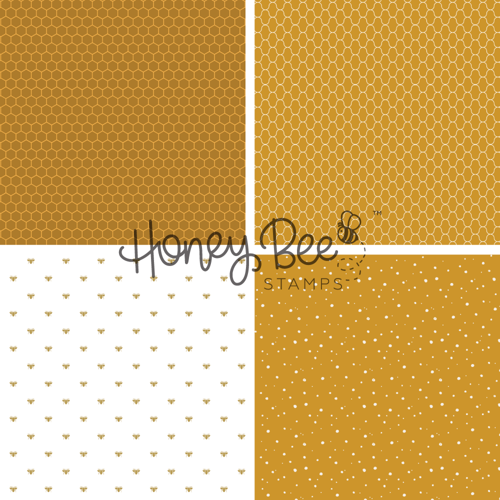 Bee Bliss - 5.5"x8.5" - 24 Double-Sided Sheets - Includes Paper Organizer!