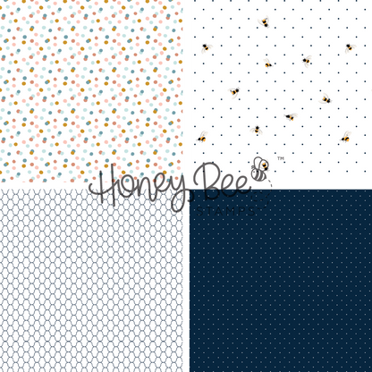 Bee Bliss - 5.5"x8.5" - 24 Double-Sided Sheets - Includes Paper Organizer!