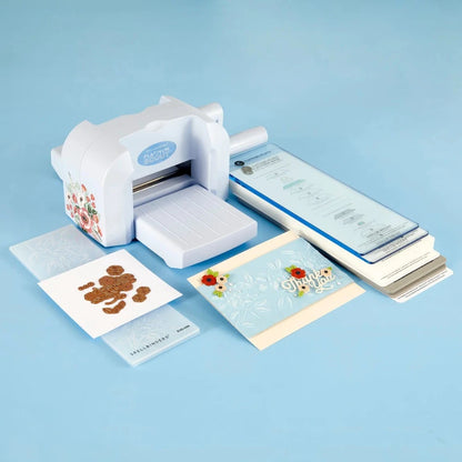 Spellbinders Blue Mist Platinum Scout Die Cutting and Embossing Machine - 3.5" Platform