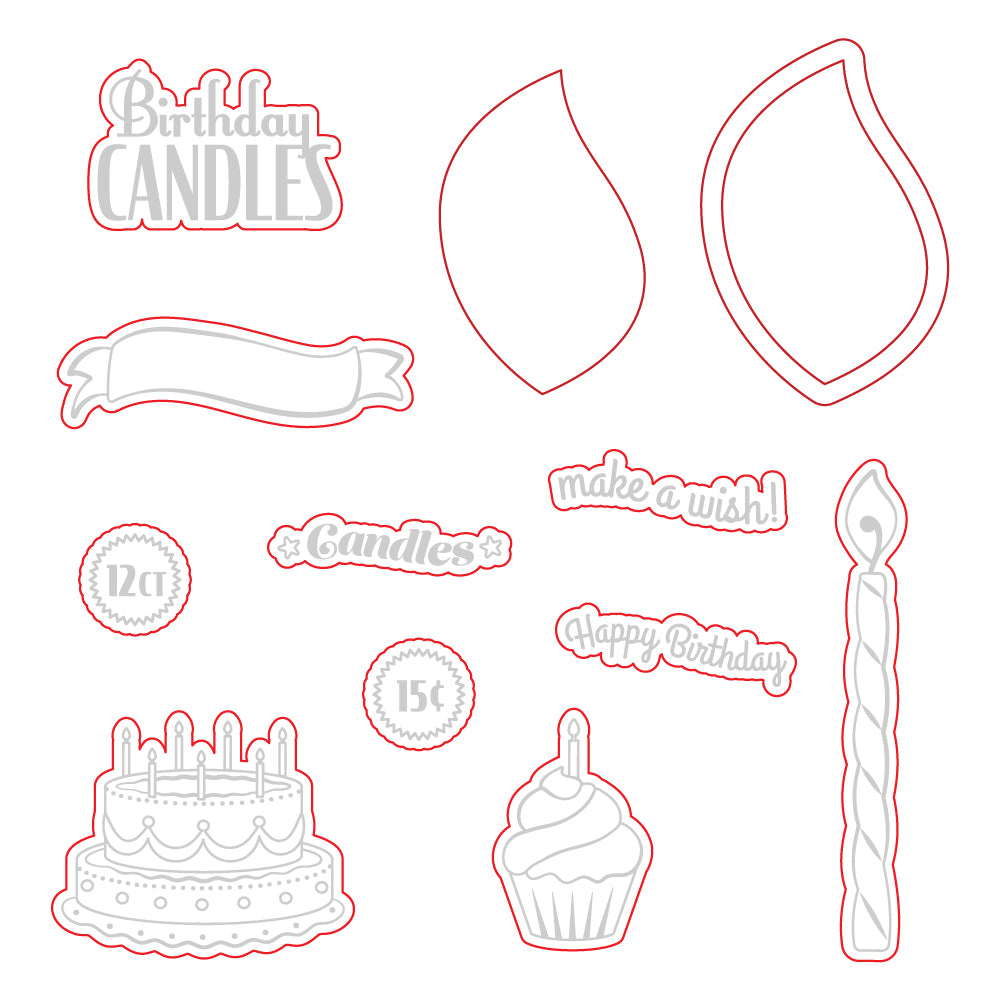 Birthday Candle VGCB Add-On - Honey Cuts