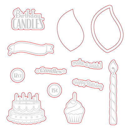 Birthday Candle VGCB Add-On - Honey Cuts