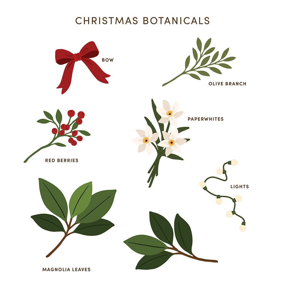 Lovely Layers: Christmas Botanicals - Honey Cuts Stand-Alone Dies - Sample Card