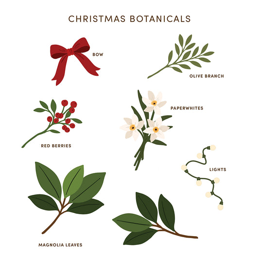 Lovely Layers: Christmas Botanicals - Honey Cuts Stand-Alone Dies - Sample Card