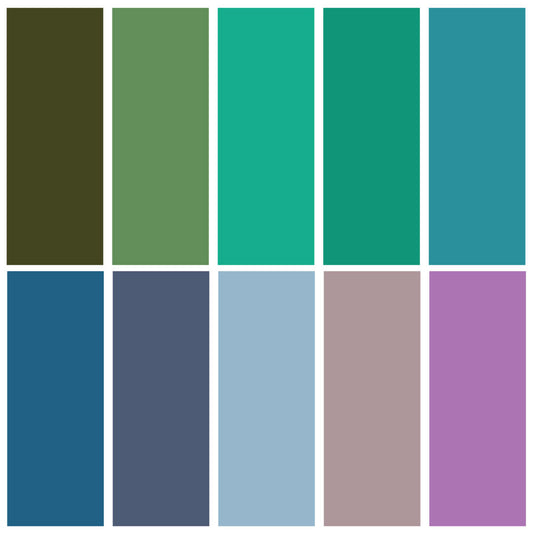 DMC Embroidery Thread Bundle - Cool Collection