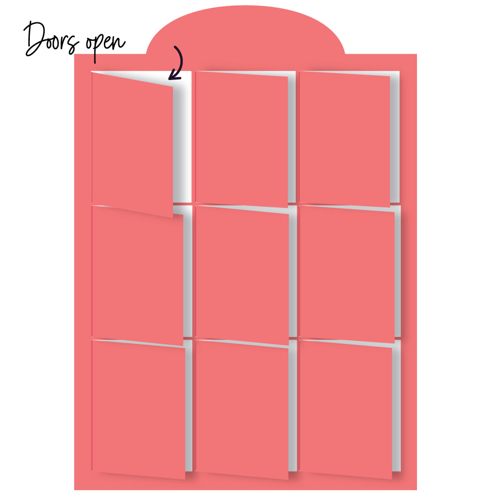 Design Deck: Doors - Honey Cuts Stand-Alone Dies - Opened Doors Sample