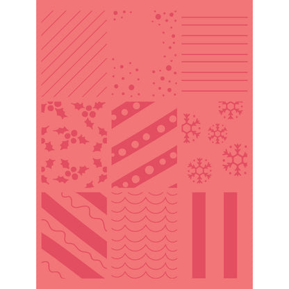 Design Deck: Holiday Impressions - Impression Plate - Sample Panel