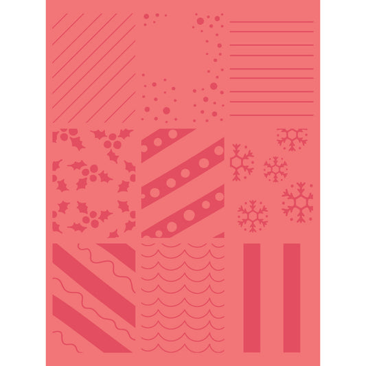Design Deck: Holiday Impressions - Impression Plate - Sample Panel