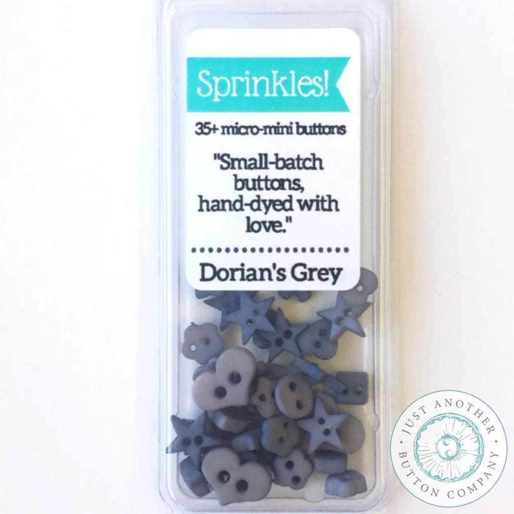 Sprinkle Pack Mini Buttons - Dorian's Gray