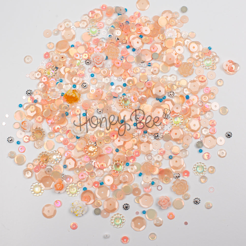 Cozy Bloom - Sequin Mix with Rose and Flower Charms