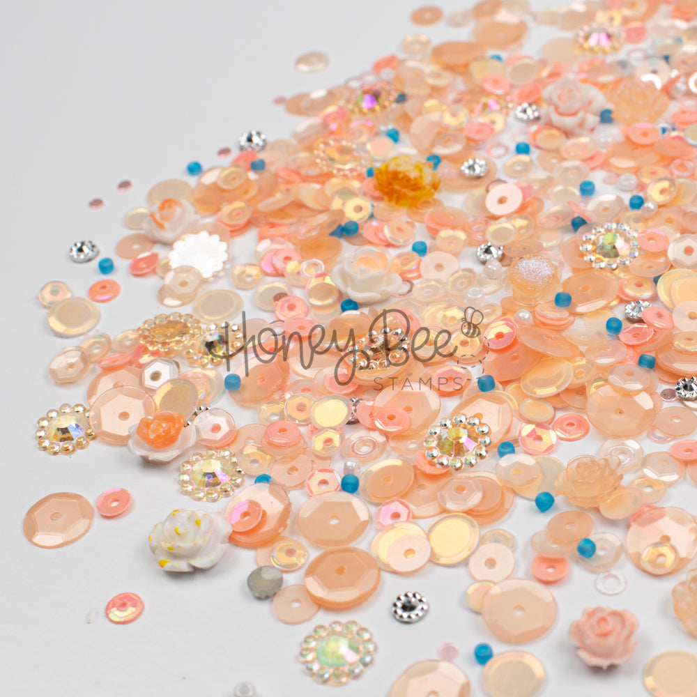 Cozy Bloom - Sequin Mix with Rose and Flower Charms