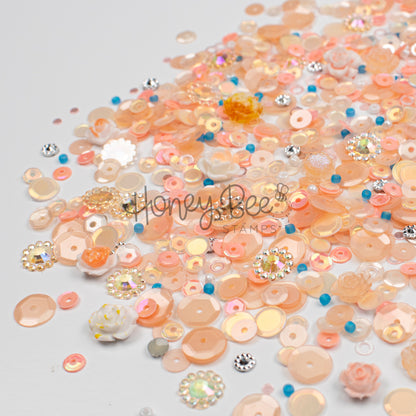 Cozy Bloom - Sequin Mix with Rose and Flower Charms