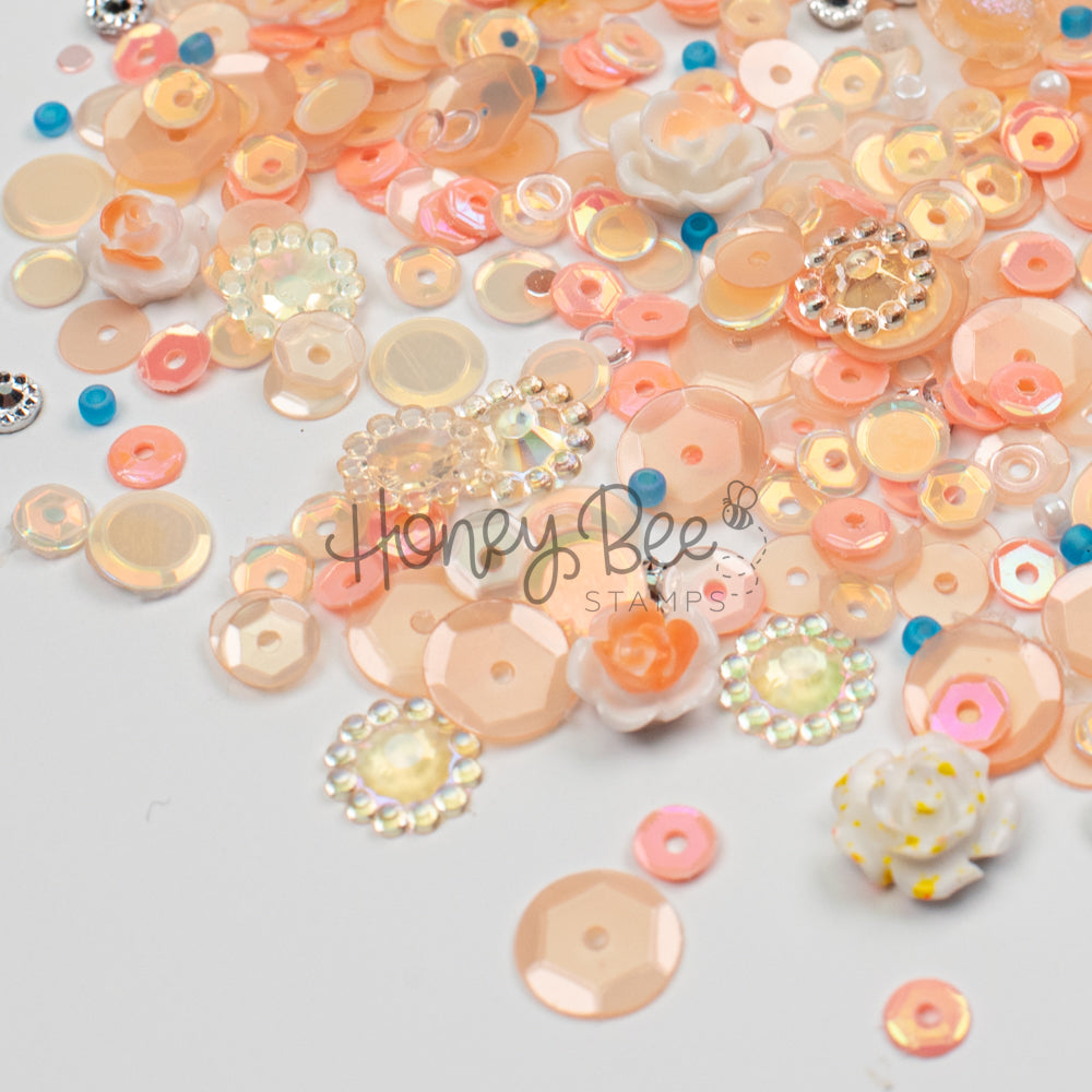 Cozy Bloom - Sequin Mix with Rose and Flower Charms