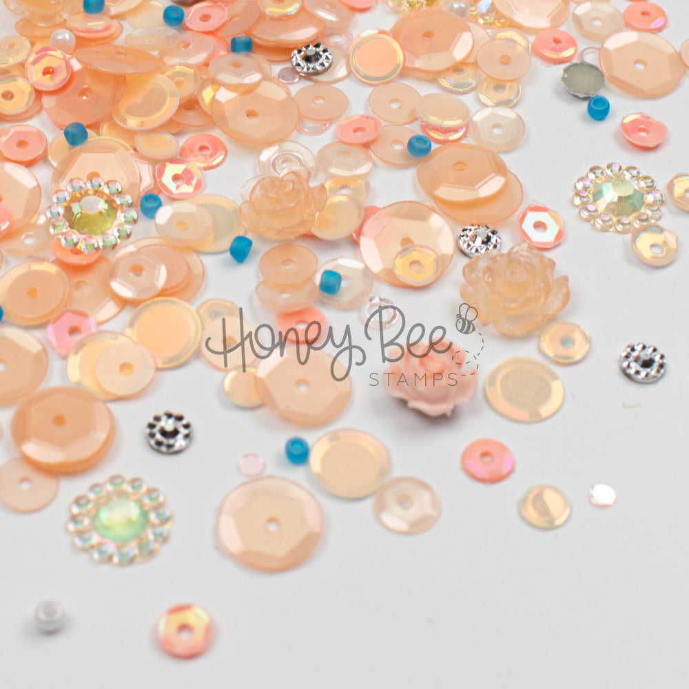 Cozy Bloom - Sequin Mix with Rose and Flower Charms