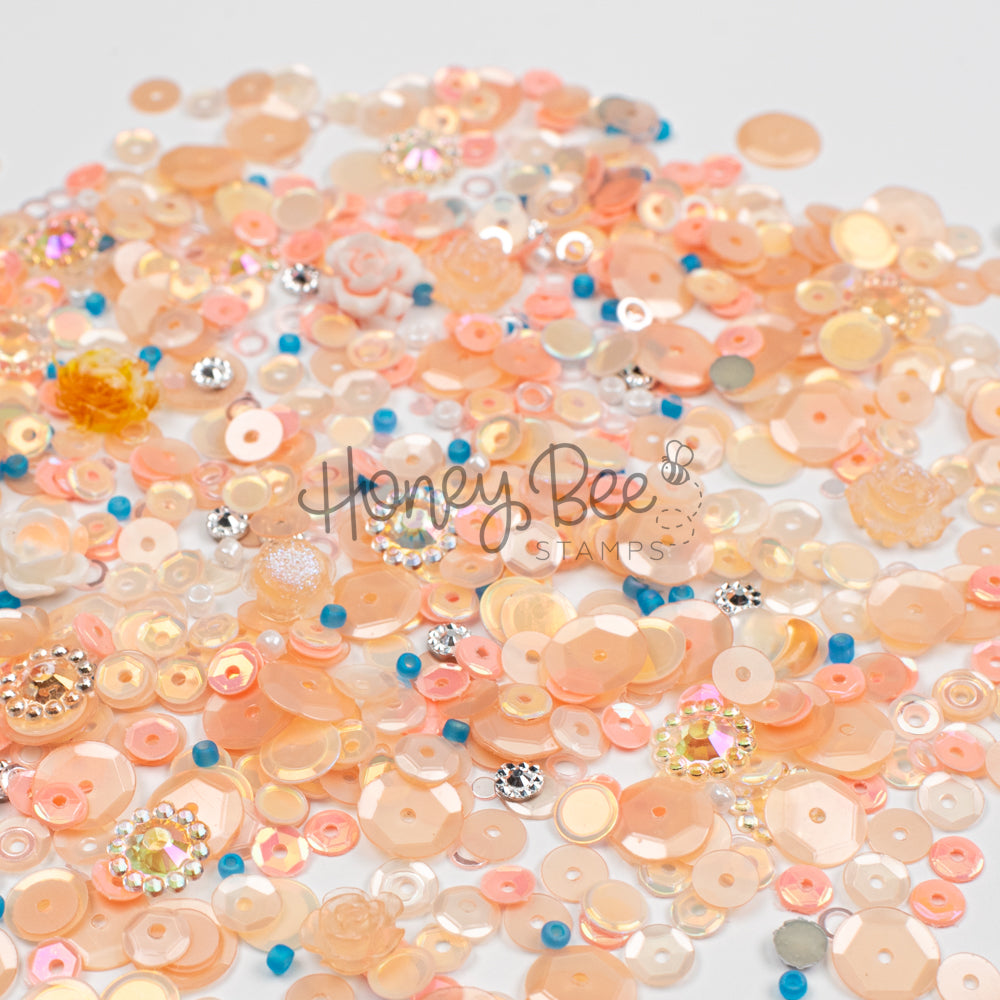 Cozy Bloom - Sequin Mix with Rose and Flower Charms