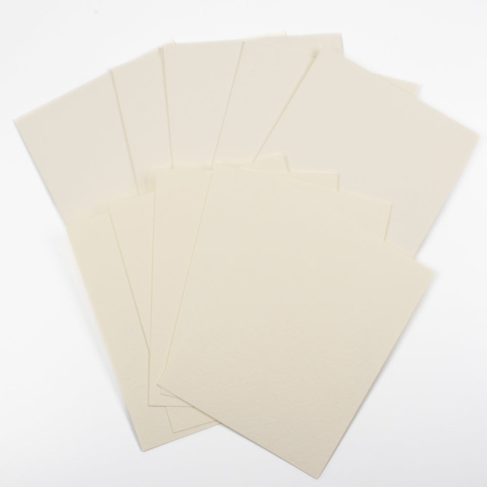 Honey Bee A2 Card Panels and Envelopes Set Of 5 - Almond