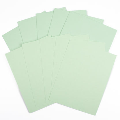 Honey Bee A2 Card Panels and Envelopes Set Of 5 - Meadow Mist