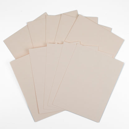 Honey Bee A2 Card Panels and Envelopes Set Of 5 - Petal Blush