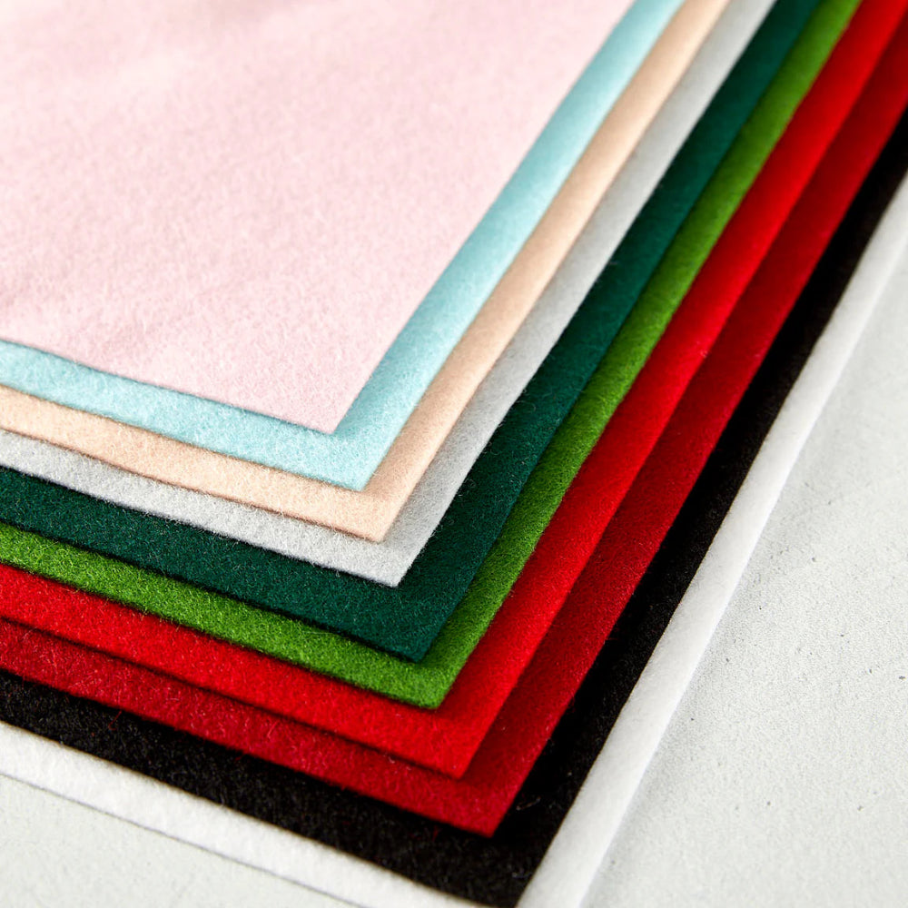Spellbinders Merino Wool Felt Sheets Collection - Holiday