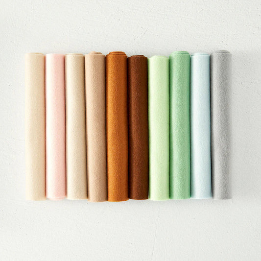 Spellbinders Merino Wool Felt Sheets Collection - Neutral