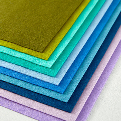 Spellbinders Merino Wool Felt Sheets Collection - Cool