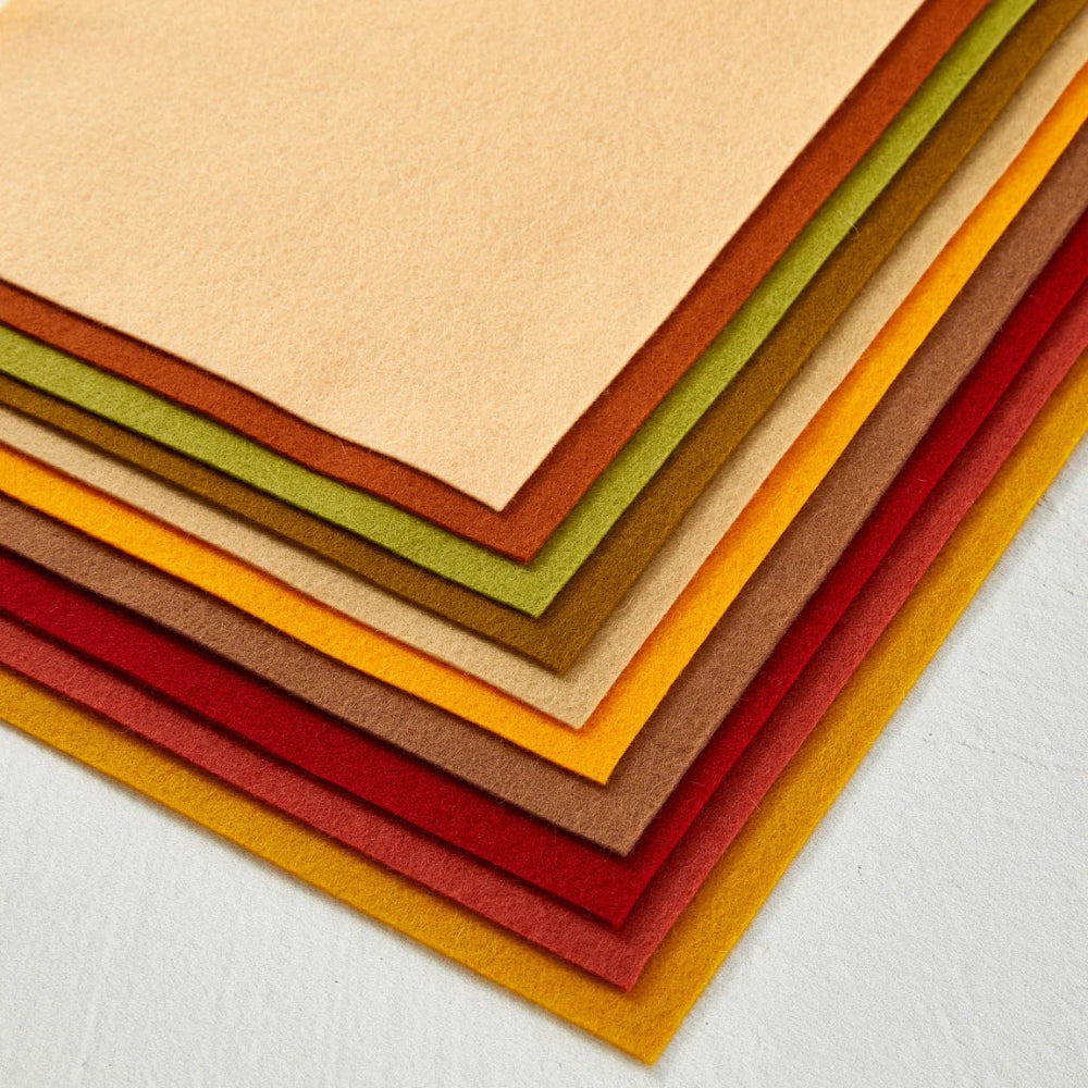 Spellbinders Merino Wool Felt Sheets Collection - Fall