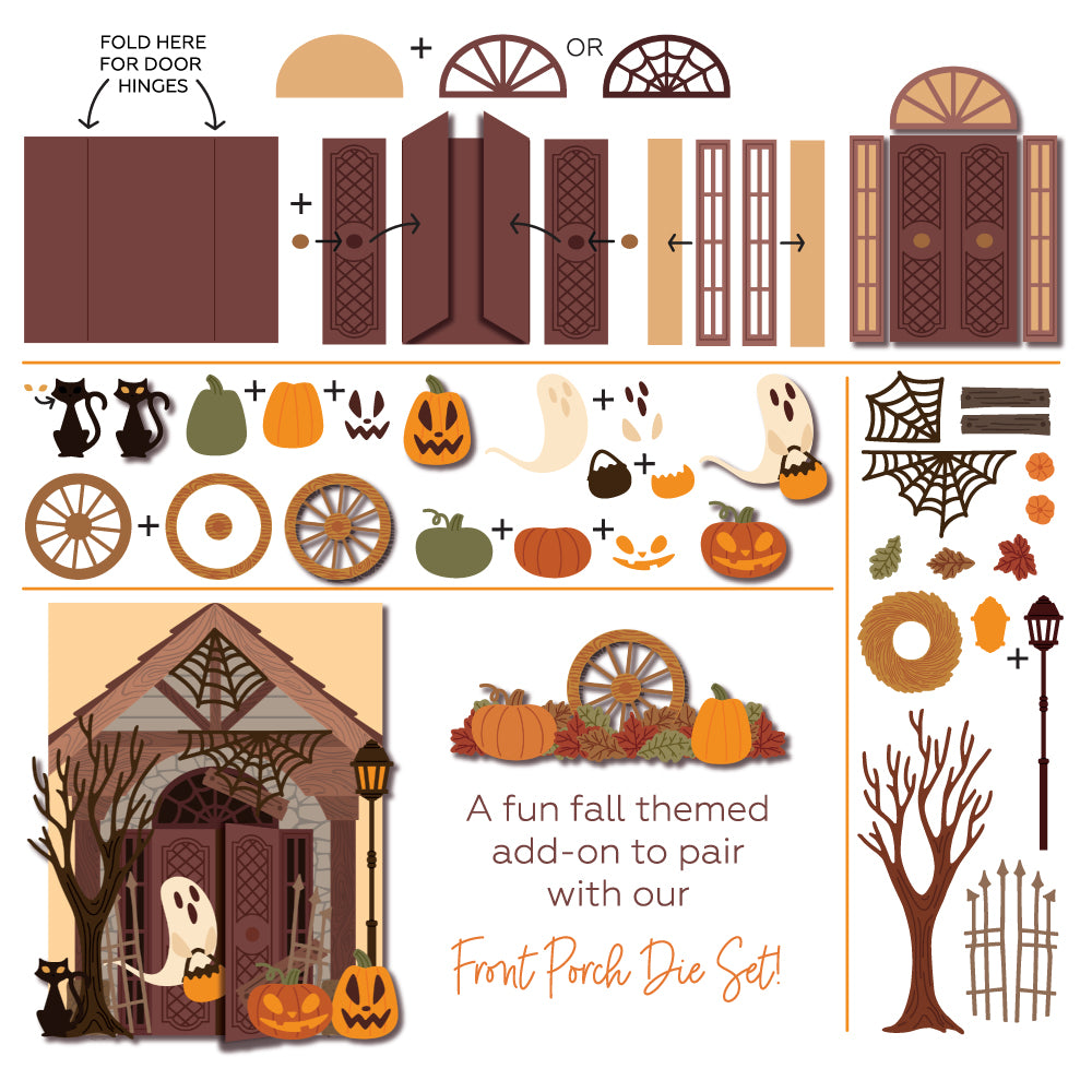 Lovely Layers: Front Porch Falloween Add-On - Honey Cuts