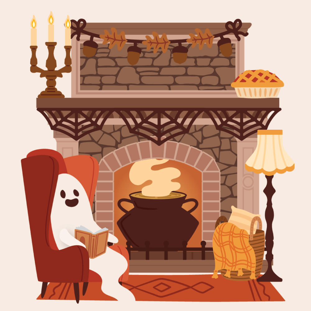 Lovely Layers: Fireplace Falloween Add-On - Honey Cuts