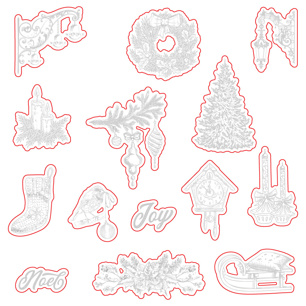 Gallery Wall: Holiday - Honey Cuts - Coordinating Dies