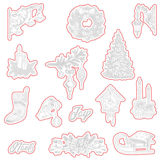 Gallery Wall: Holiday - Honey Cuts - Coordinating Dies