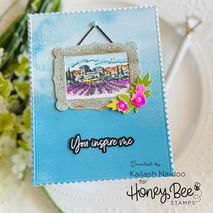 Gallery Wall: Fall - 5x7 Rubber Cling Stamp