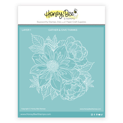 Gather & Give Thanks - Set of 7 - 6"x6" Coordinating Stencils