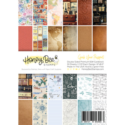 Grab Your Passport Paper Pad 6x8.5 - 24 Double Sheets