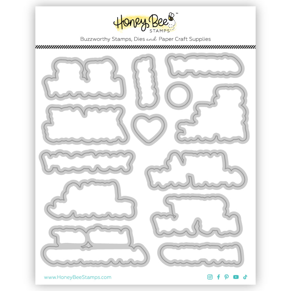 Sip. Smile. Repeat. - Honey Cuts - Coordinating Dies