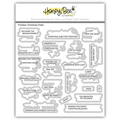 Timeless Christmas Cheer - Honey Cuts Coordinating Dies