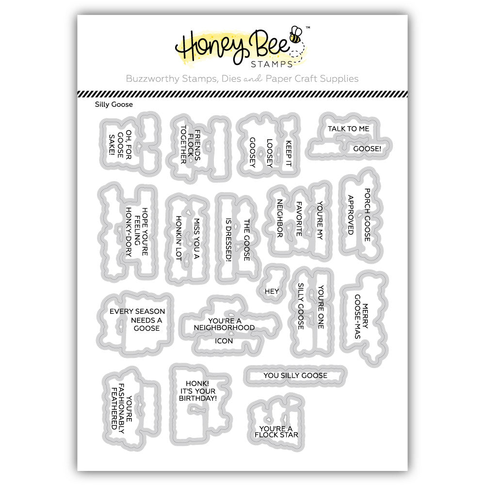Silly Goose - Honey Cuts Coordinating Dies