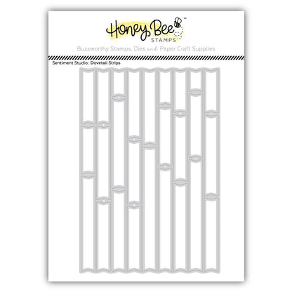 Sentiment Studio: Dovetail Strips - Honey Cuts Coordinating Dies