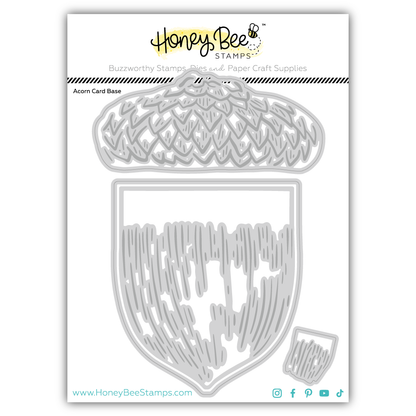 Acorn Card Base - Honey Cuts Stand-Alone Dies