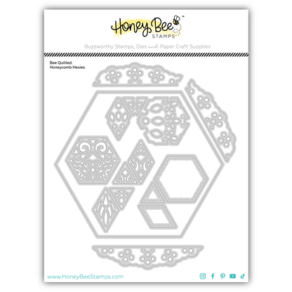 Bee Quilted: Honeycomb Hexies - Honey Cuts Stand-Alone Dies