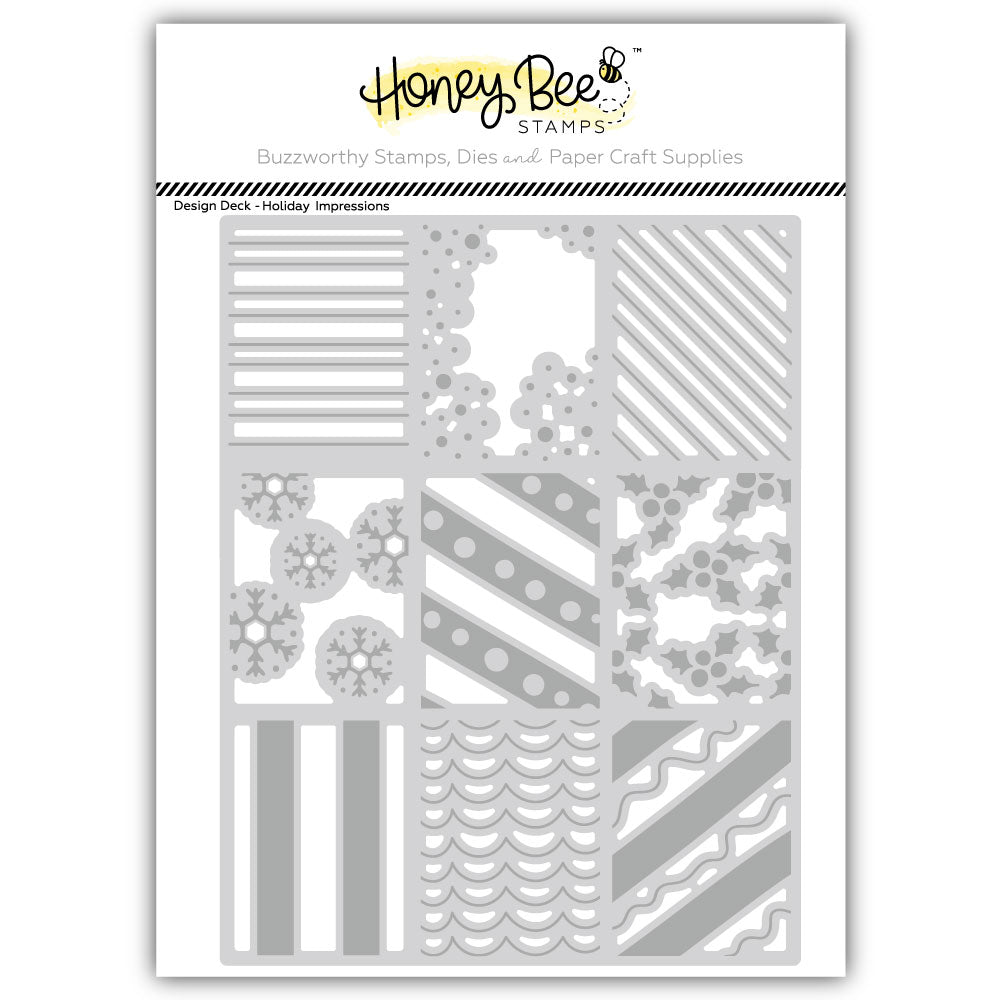 Design Deck: Holiday Impressions - Honey Cuts Stand-Alone Dies
