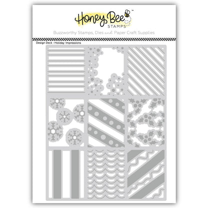 Design Deck: Holiday Impressions - Honey Cuts Stand-Alone Dies