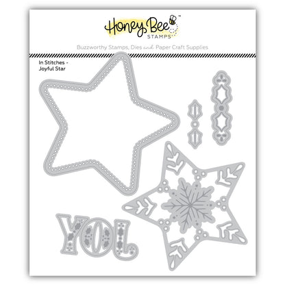 In Stitches: Joyful Star - Honey Cuts Stand-Alone Dies
