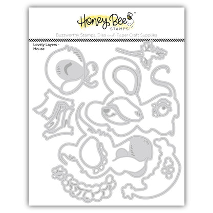 Lovely Layers: Cute Mouse - Honey Cuts Stand-Alone Dies