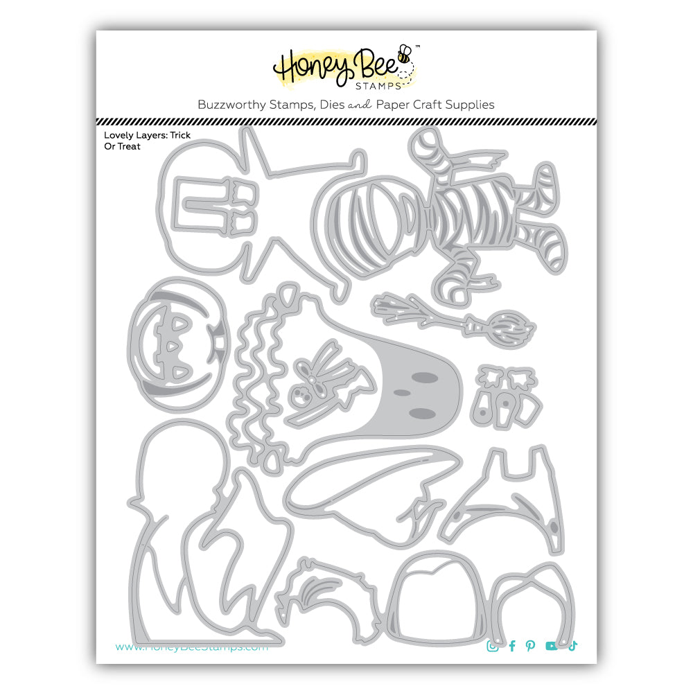 Lovely Layers: Trick Or Treat - Honey Cuts Stand-Alone Dies