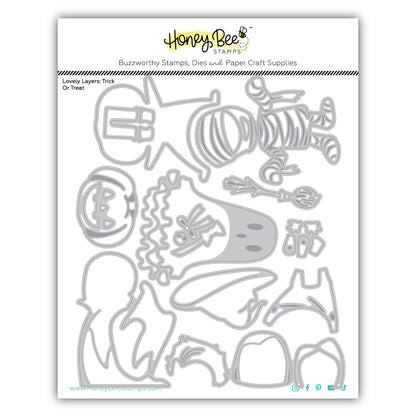 Lovely Layers: Trick Or Treat - Honey Cuts Stand-Alone Dies