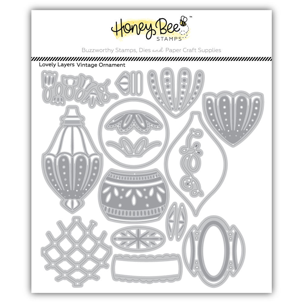 Lovely Layers: Vintage Ornament - Honey Cuts Stand-Alone Dies