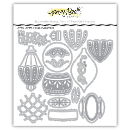Lovely Layers: Vintage Ornament - Honey Cuts Stand-Alone Dies