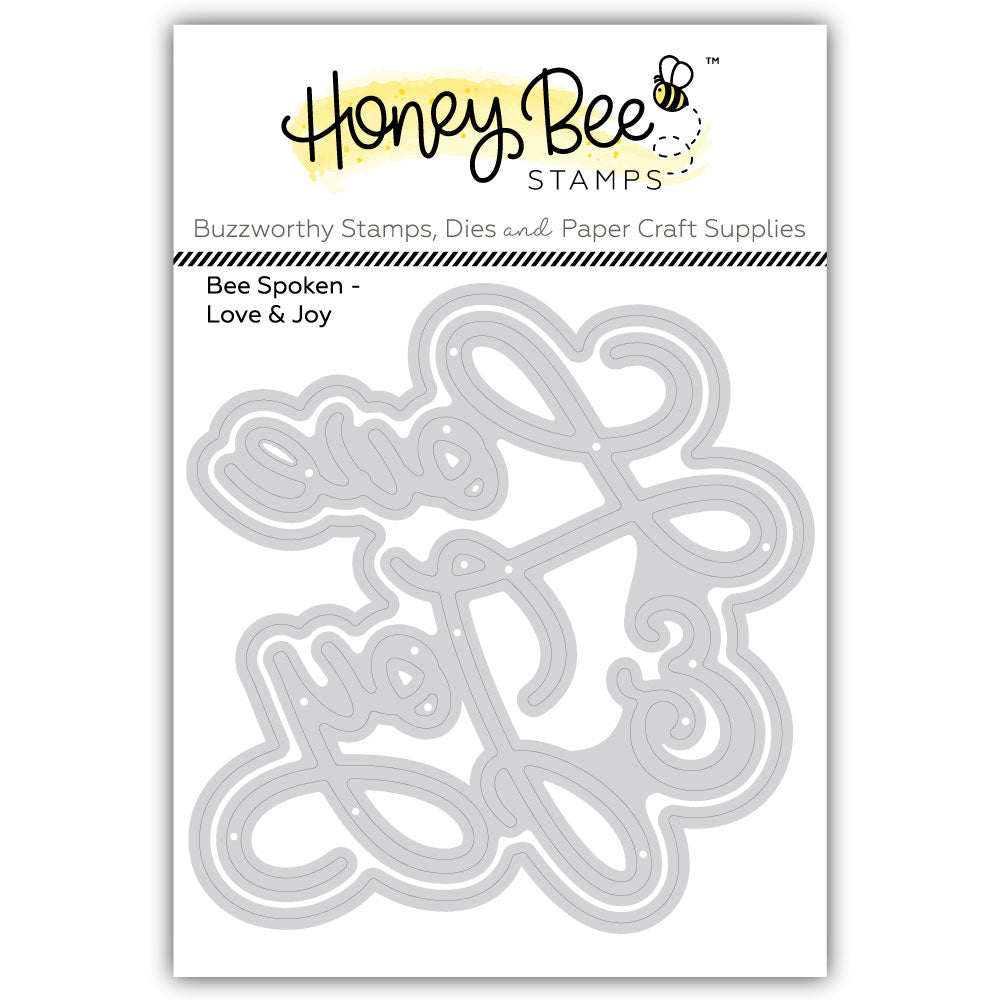 Bee Spoken: Love & Joy - Honey Cuts Coordinating Dies