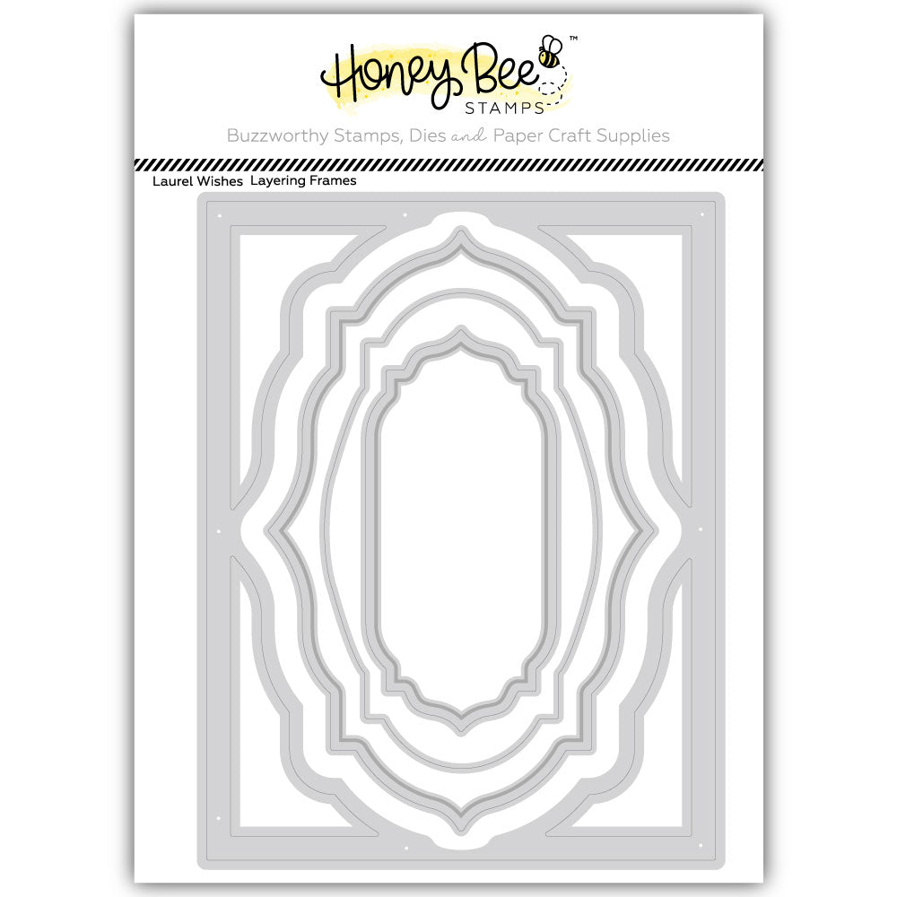 Laurel Wishes Layering Frames - Honey Cuts Stand-Alone Dies