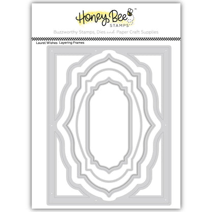 Laurel Wishes Layering Frames - Honey Cuts Stand-Alone Dies