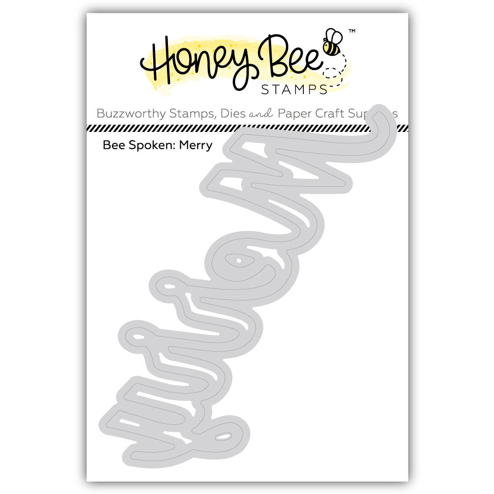 Bee Spoken: Merry - Honey Cuts Coordinating Dies